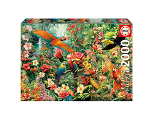 Puzzle 2000 pieces oiseaux d amazonie 96 x 68 cm fabriqué en europe