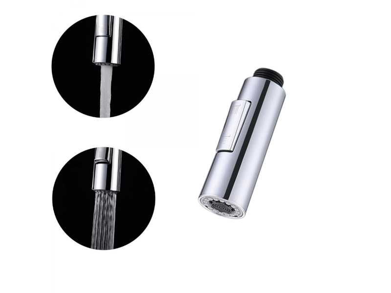  Tête de pulvérisation de robinet de cuisine extensible, colonne avec interrupteur 2 fonctions  - Conforama A