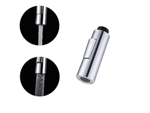 Tête de pulvérisation de robinet de cuisine extensible, colonne avec interrupteur 2 fonctions