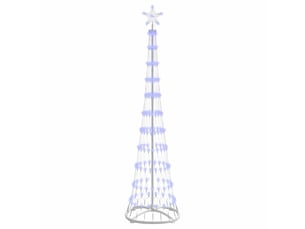 Arbre de noël, sapin de noël led bleu 51 x 51 x 190 cm métal