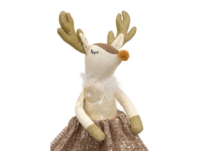  Biche de noël jupe en tulle h. 46 cm JOURDAIN - Conforama B