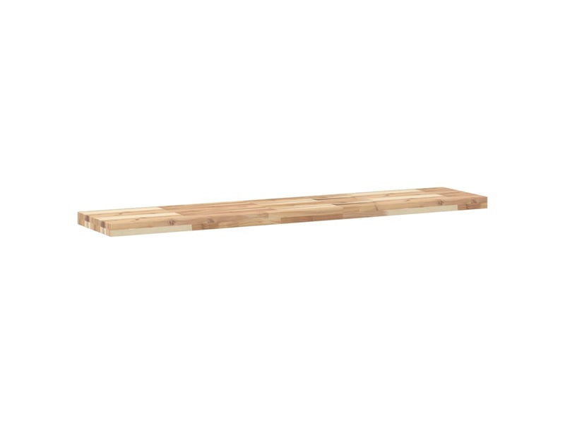 Dessus de table, plateau de table 120x30x4 cm rectangulaire bois massif d'acacia  - Conforama E