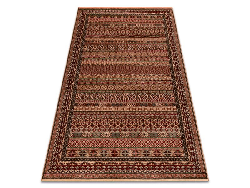  Tapis en laine kashqai 4334 100 oriental, cadre bordeaux   vert 200x300 cm  - Conforama A