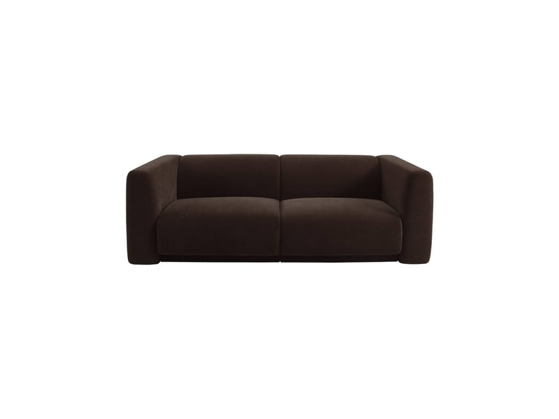  Canapé 3 places tissu marron - kosmo  - Conforama B