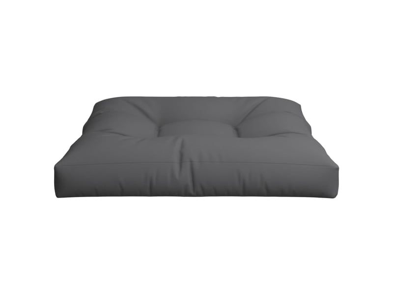  Coussin de palette, coussin de chaise, coussin de canapé anthracite 70x70x12 cm tissu cf55282  - Conforama E