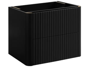 Meuble sous vasque suspendu linea 60 cm noir