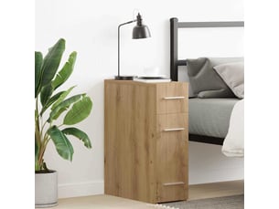 Meuble de rangement, armoire de pharmacie 20 x 45,5 x 60 cm bois d'ingénierie shl5854