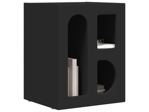 Table de chevet - cabinet de chevet - table de nuit elst noir 40 x 35 x 50 cm bois d'ingénierie