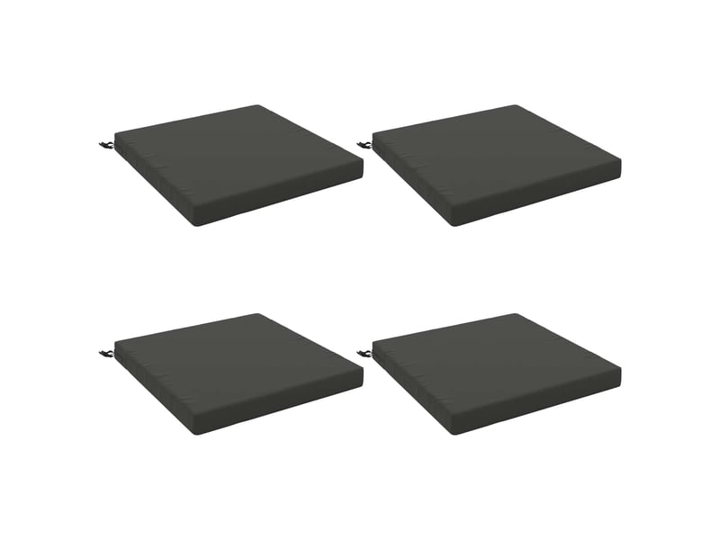  Lot de 4 coussins de siège, coussins d'assise soest 100 % polyester cf60127  - Conforama A