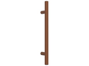 Tirant d'armoire, 128 mm, marron
