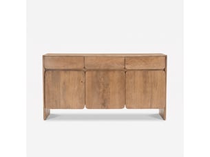 Buffet 3 porte(s)  3 tiroir(s) <strong>MAISON PAVANE</strong> <strong>Achille</strong> - 150 cm coloris marron 