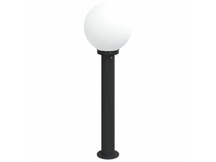 Borne lumineuse, lampadaire 80 cm noire ip44