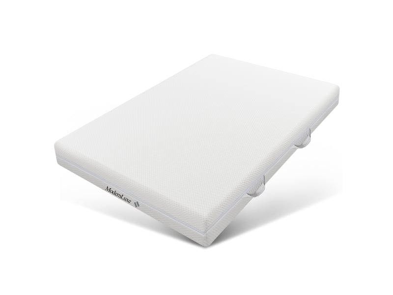  Matelas en mousse froide tcqpz 180 x 200 cm 20 cm 7 zones réversible h2 h3 blanc  - Conforama E