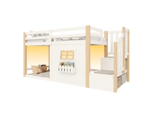 Lit adulte cadre à lattes 90x200 cm FLORAGRACE   vendu avec sommier,sans matelas