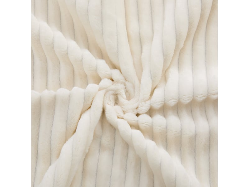  Méridienne canapé modulable en tissu chenille couleur ivoire confort nuage et design moderne pour salon contemporain  - Conforama E