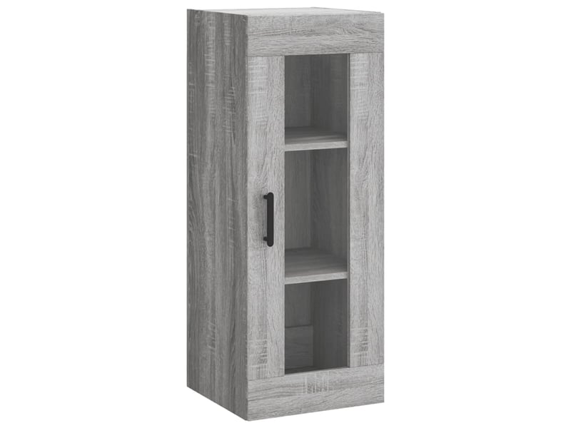  Buffet haut - bahut - meuble de rangement sonoma gris 34,5x34x180 cm bois d'ingénierie  - Conforama E