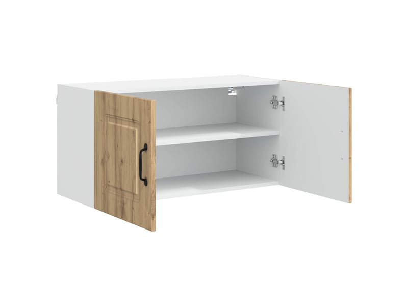  Meuble mural de cuisine | armoire de cuisine chêne artisanal shl9817  - Conforama E