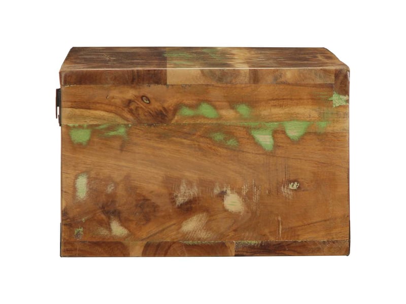  Meuble tv - banc tv - meuble de rangement mural 80x30x19 cm bois massif de récupération  - Conforama E