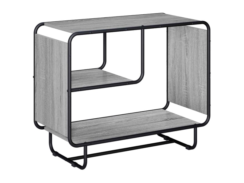 Buffet salon, buffet de rangement sonoma gris 80x37,5x64,5 cm bois d'ingénierie - Conforama A