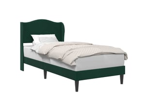Lit simple 90x190 cm coloris vert