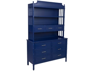 Etagère 129 cm coloris bleu WANDERLUST DECO 