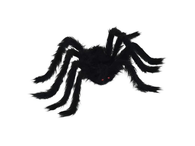 Décoration araignée halloween 6 pc noir 75 cm cf61900 - Conforama D