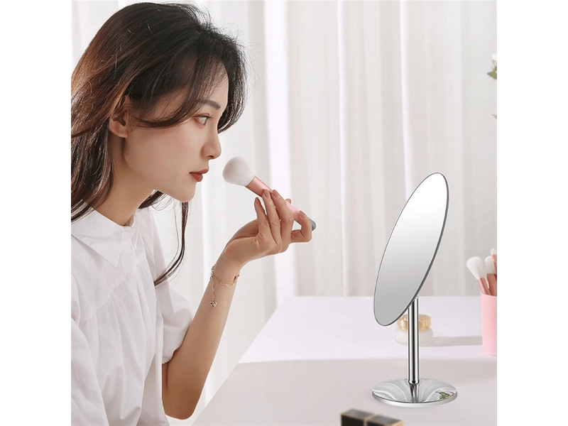  Miroir de coiffeuse, miroir de maquillage de bureau, miroir d'essai pour bijouteriemagasin de soins de la peau (argenté)  - Conforama D