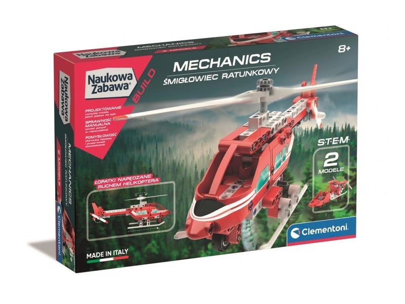  Coffret scientifique clementoni 50753 science  and  jeu - labo mécanique hélicoptère de secours 8005125507535 - Conforama A