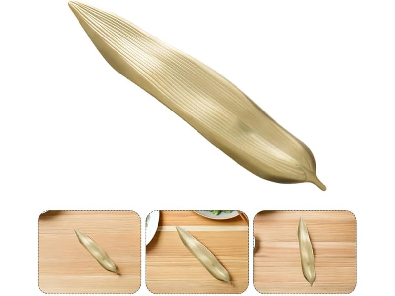  Porte-baguettes en forme de feuille en acier inoxydable pour cuillère, fourchette, couteau, vaisselle japonaise, argenterie pour cuisine, salle à mang  - Conforama D