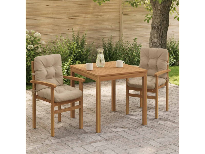 Lot de 2 coussins de chaise à dossier haut vianen cf59296 - Conforama B