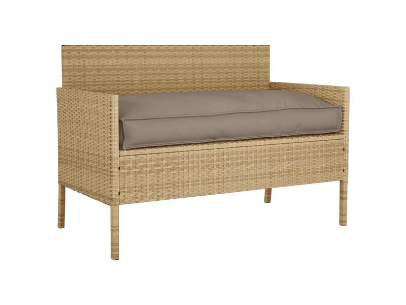  Coussin d'assise, coussin pour chaisecanapé tissu oxford taupe 120 x 60 x 12 cm cf56678  - Conforama C