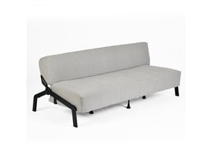 Banquette lit clic clac couchage Quotidien MEUBLES COSY  gris