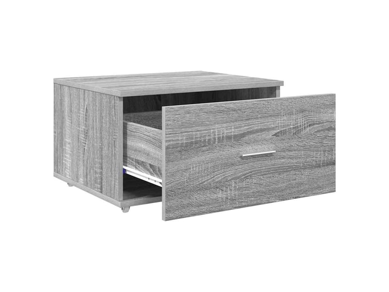  Armoire de rangement bureau, armoire à tiroirs 55 x 45 x 31 cm gris sonoma  - Conforama E