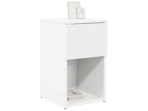 Table de chevet - table de lit 2 pièces blanc 29 x 31,5 x 49 cm