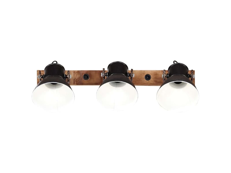  Lampe murale, applique murale industrielle noir 65x25 cm e27  - Conforama C