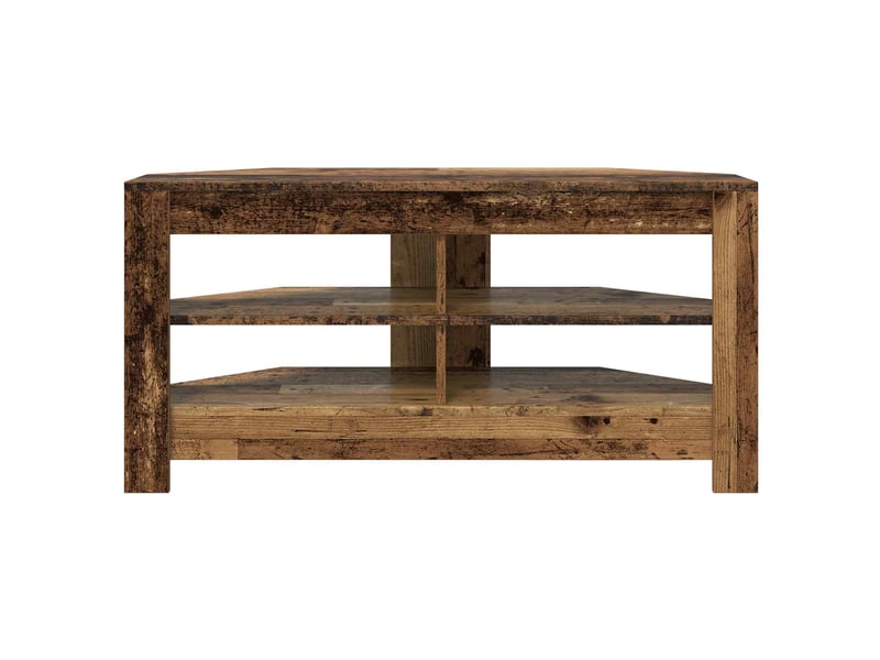  Meuble tv d'angle moderne 102x41x50 cm bois ancien bois d'ingénierie  - Conforama E