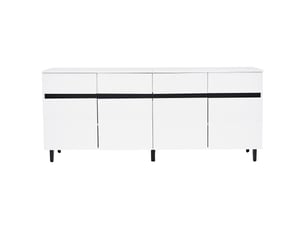 Buffet 2 porte(s)  4 tiroir(s) <strong>DZMDIP</strong> <strong></strong> - 160 cm coloris blanc 