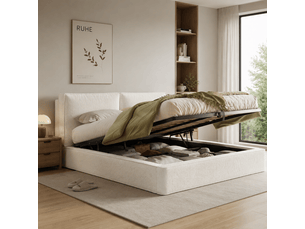Lit coffre 180x200 cm N634U0009A coloris beige