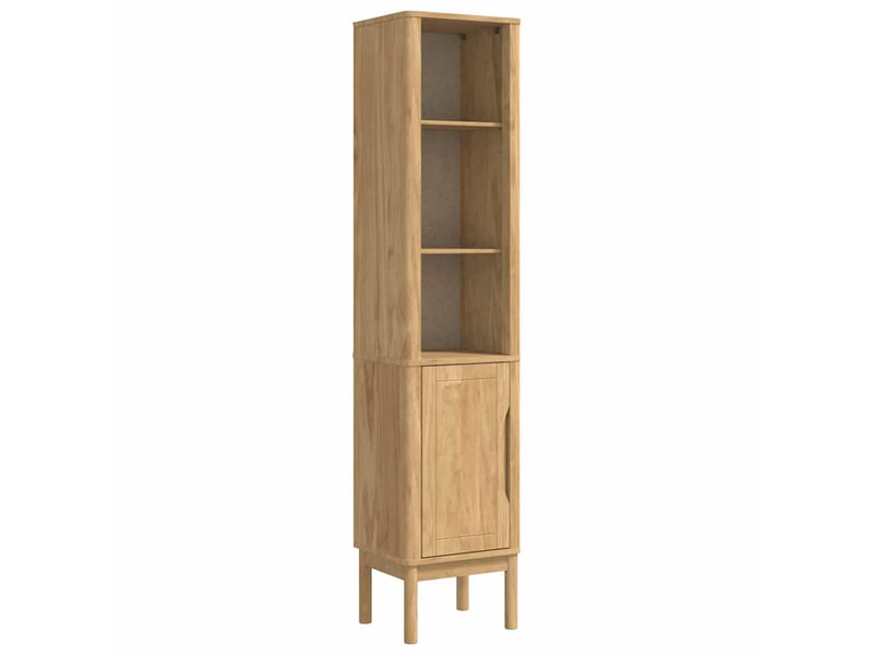  Meuble de salle de bain, armoire salle de bain haut floro marron 35 x 30 x 160 cm cf65451  - Conforama A