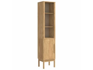 Meuble de salle de bain, armoire salle de bain haut floro marron 35 x 30 x 160 cm cf65451