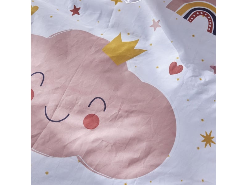Parure de lit enfant imprimé coton la tete dans les nuages  - Conforama B