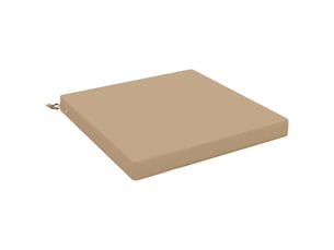 Coussin de siège, coussin d'assise 1 pièce soest 100 % polyester sable cf55695