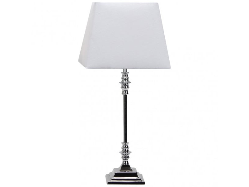  Lampe à poser fabrilamp shubunkin e27 coloris chromé 54,5 x 25 x 25 cm 134171020 - Conforama A