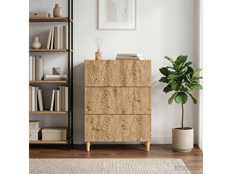  Armoire de rangement bureau, armoire à tiroirs 66 x 34,5 x 90 cm bois d'ingénierie shl9862  - Conforama B