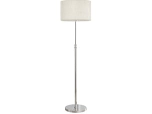 Lampadaire 40x40x168 cm réglable en hauteur métal argenté