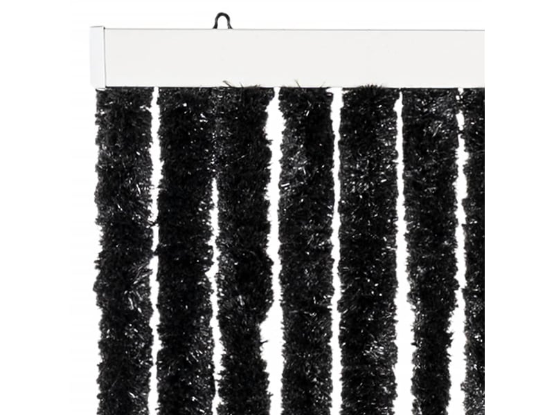  Rideau anti-mouches, moustiquaire anthracite 100x230 cm chenille cf43485  - Conforama D