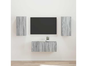 Meuble tv coloris gris 78.5 cm <strong></strong> <strong></strong>