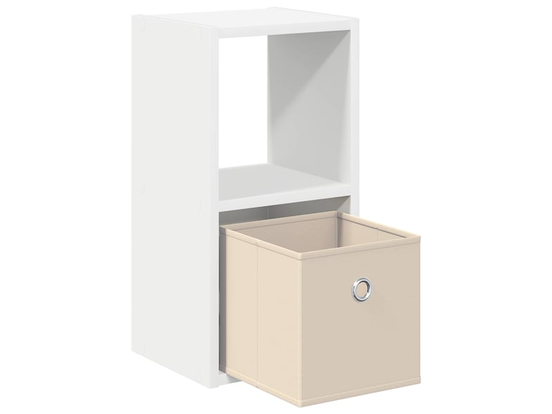  Vidaxl table de chevet blanc 25,5 x 22 x 49,5 cm bois d'ingénierie  - Conforama E
