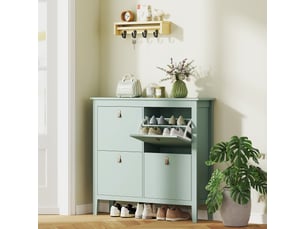 Meuble à chaussures 20 paire(s)  <strong></strong>  <strong></strong> coloris vert