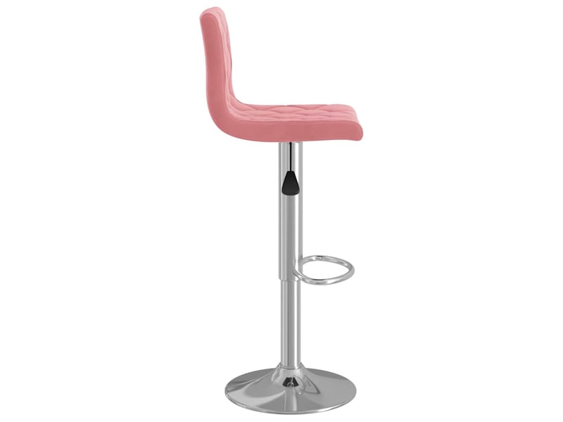  Lot de 2 tabouret de bar, chaise de bar rose velours shl39497  - Conforama E